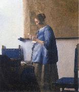Johannes Vermeer Woman Reading a Letter oil painting on canvas